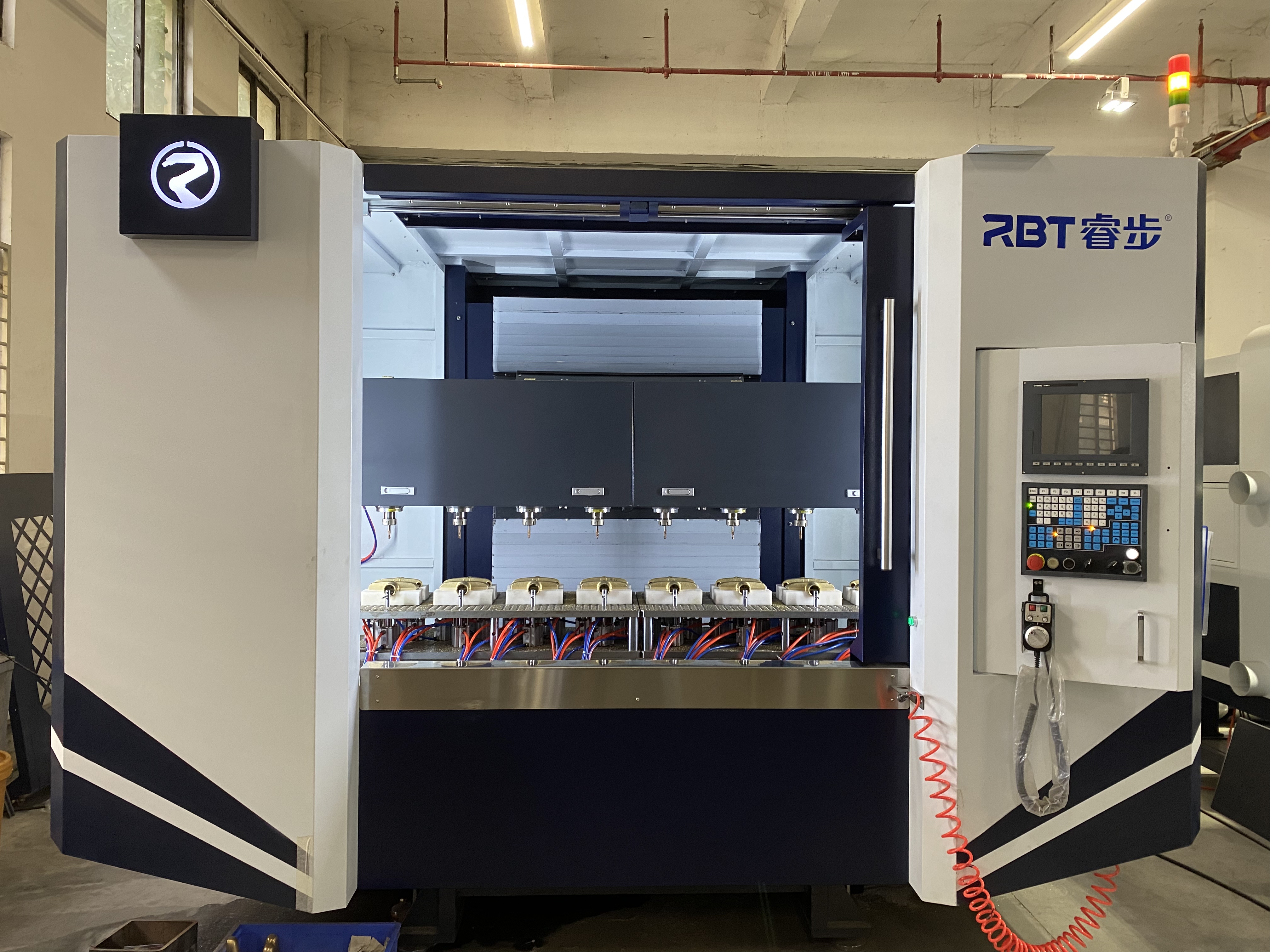 RBT 8 Station CNC Grinding Peeling Machine for Faucet Making CE Approved