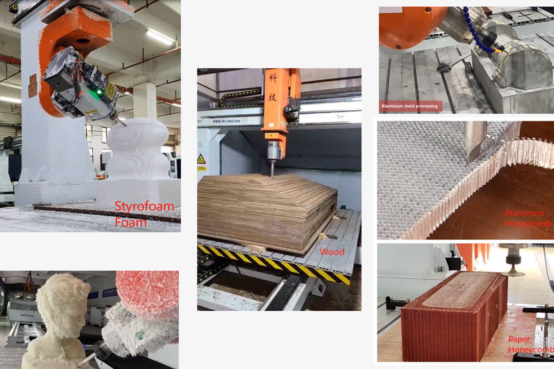  Compact 5 Axis CNC Machine for High Precision Non-Metal Parts Manufacturing