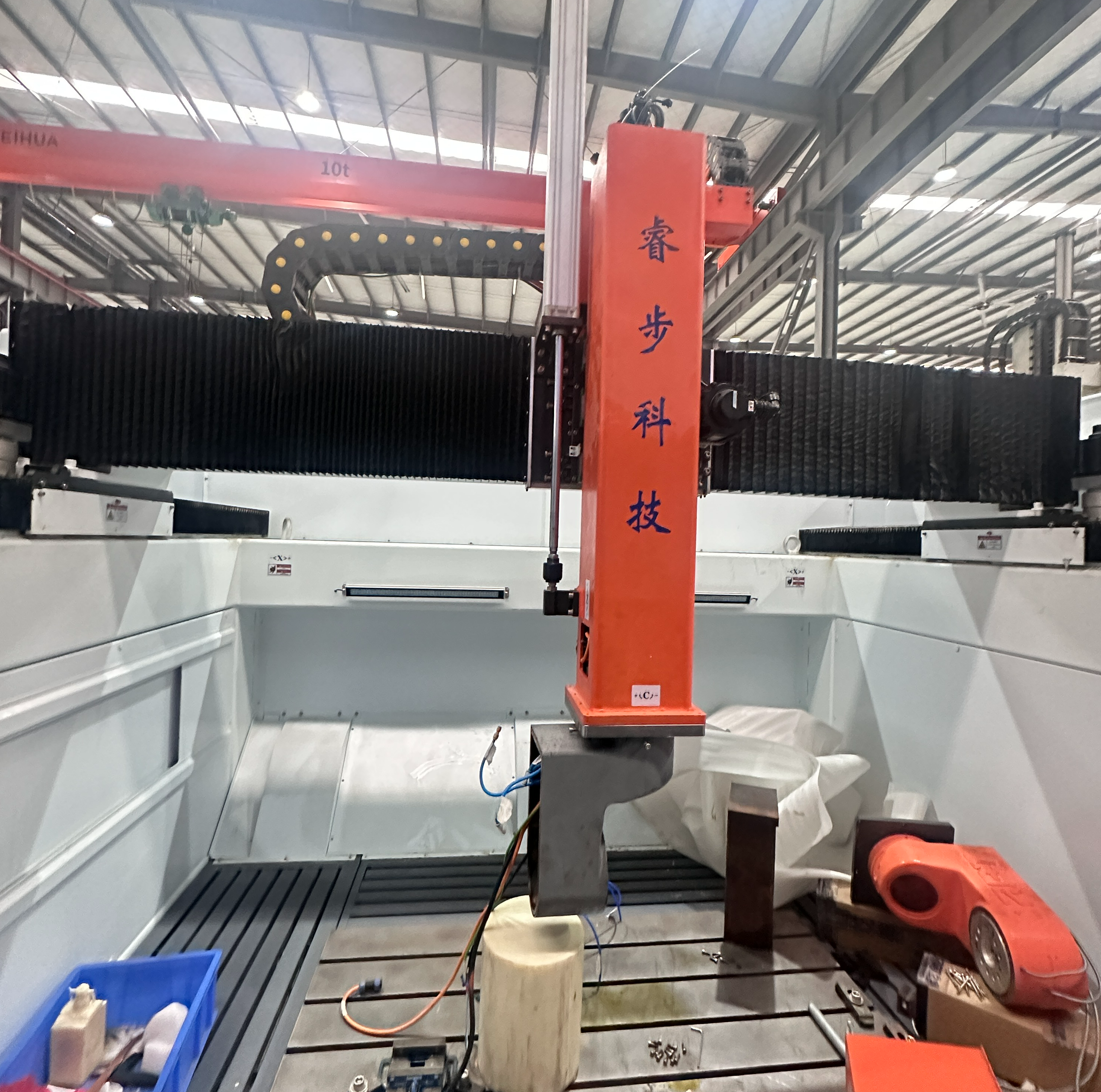 Factory Machinery Truss Type 5 Axis Cnc Router With RTCP For Composite Material Parts