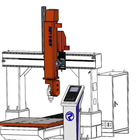 High Performance 5 Axis CNC Machine for Aluminum