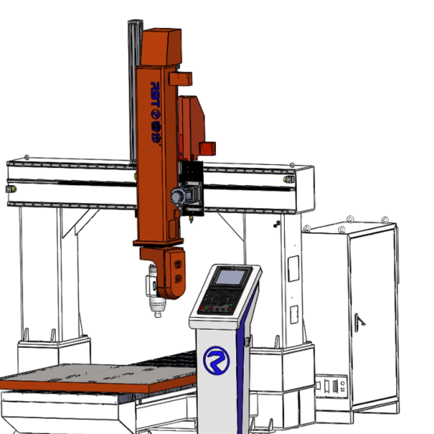 5 axis Gantry Machining Center for Light Alloy