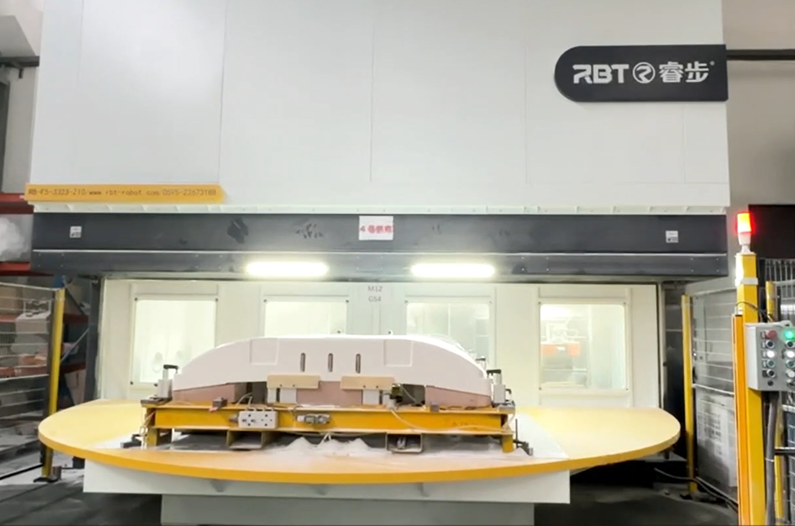 RBT Machinery Cutting Shape 6 Axis Cnc Router With Double Worktable 