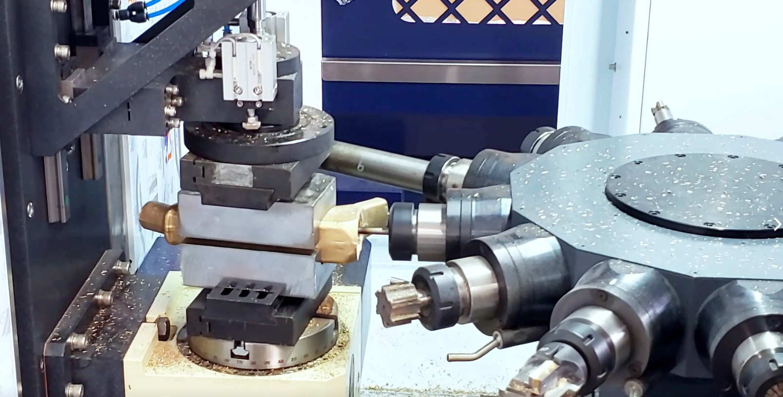 RBT 12 Spindle Horizontal CNC Machine for faucet production CE Approved