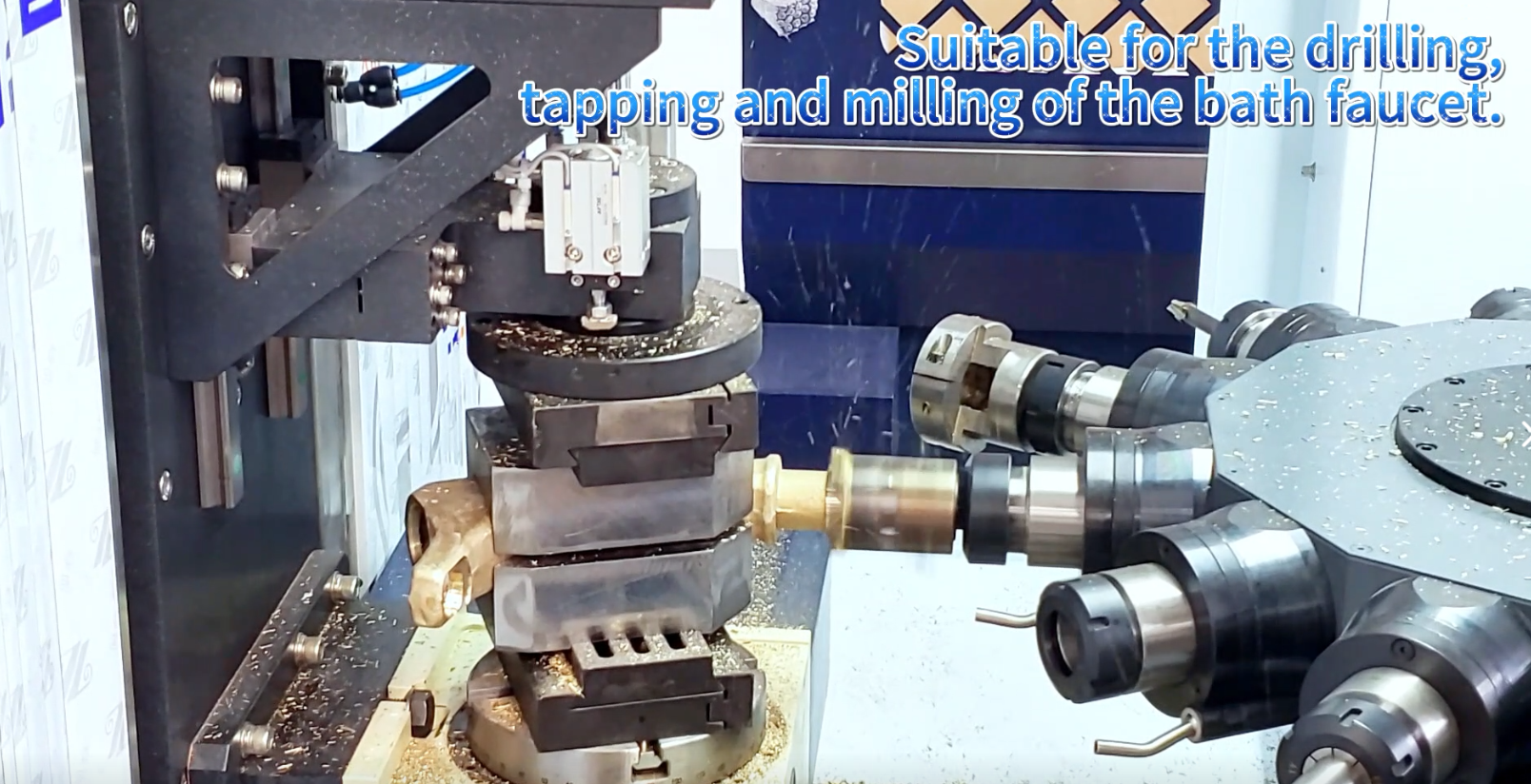 RBT 12 Spindle Horizontal CNC Machine for faucet production CE Approved