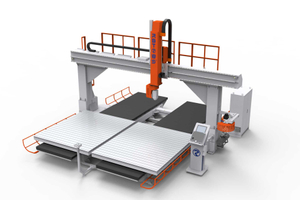 Rbt 5 Axis Twin Table CNC Router Plastic Trimming CE Approved