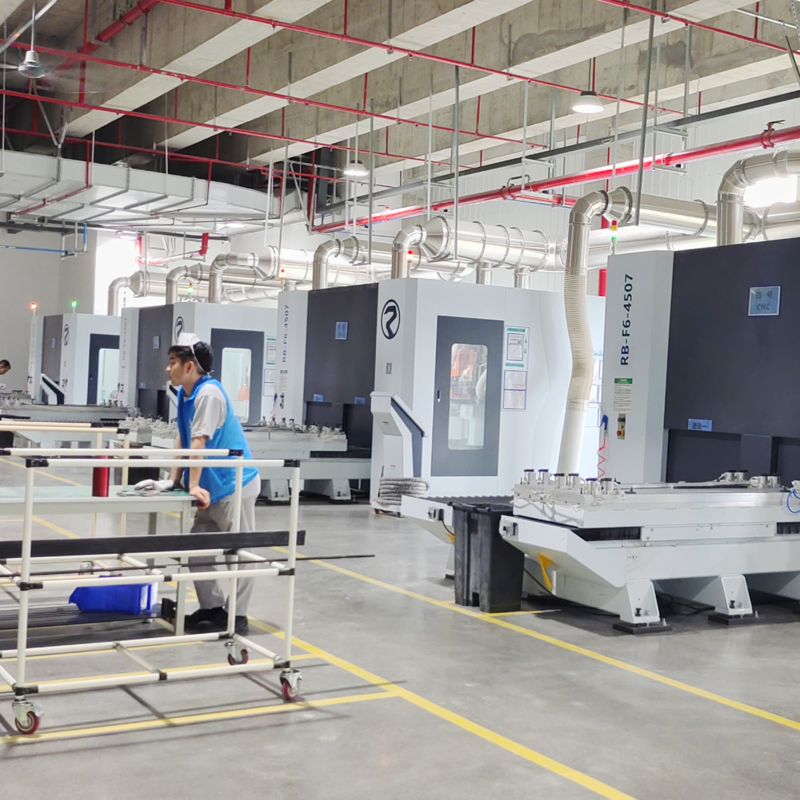 3 Axis Cnc Profile Cutting Machine for EV Battery Tray GFRP Pultruded Profiles