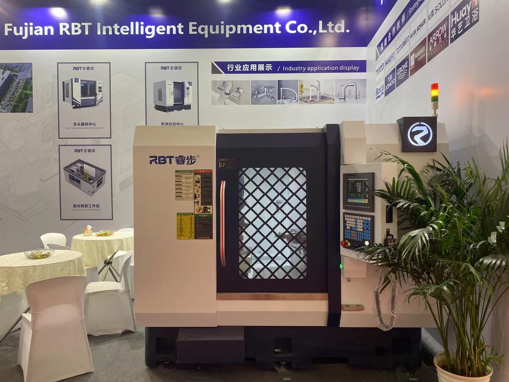 RBT 12 Spindle Horizontal CNC Machine for faucet production CE Approved