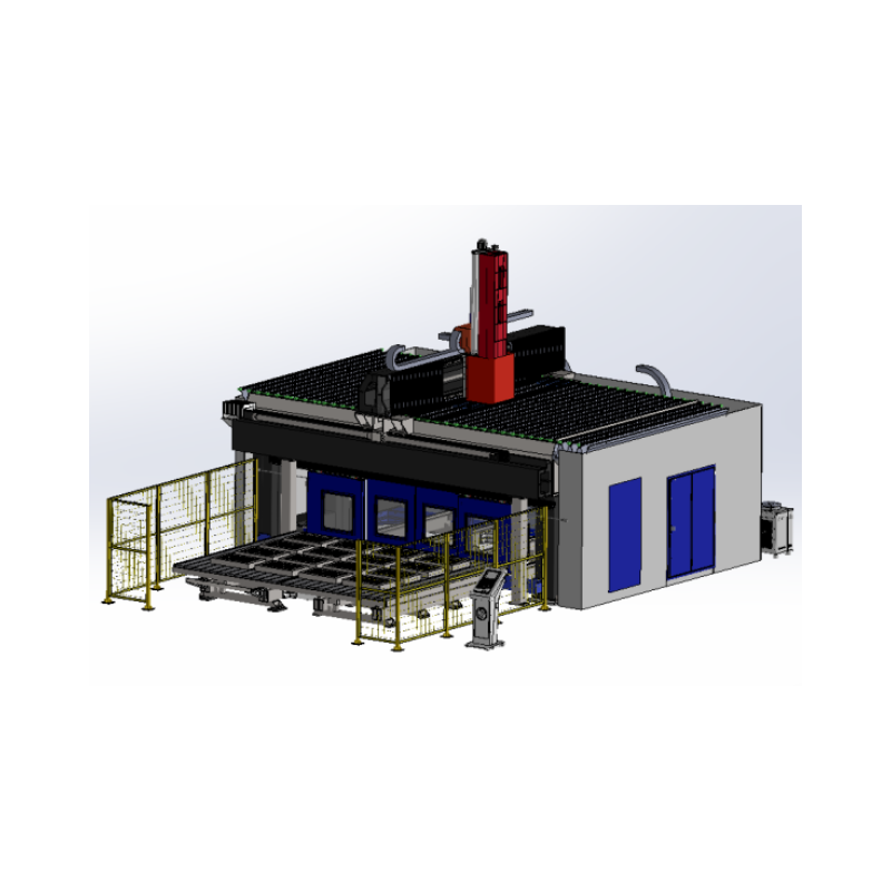 5 Axis CNC Milling Machine for Honeycomb Sandwich Panels & Core, Composites Parts